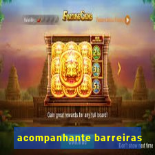 acompanhante barreiras